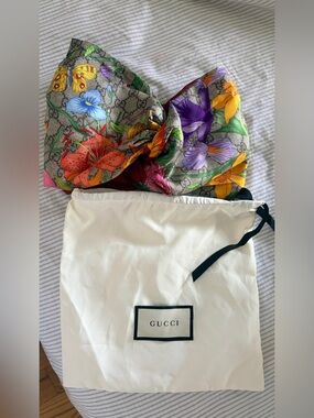 Gucci Multicolor Floral Silk Headband